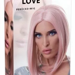 Cottelli Collection Roze Pruik, Bob Van Wigged Love 5 Cottelli Collection Roze Pruik, Bob Van Wigged Love -Fetisj Mode Accessoires Winkel 07001930000 verp 1