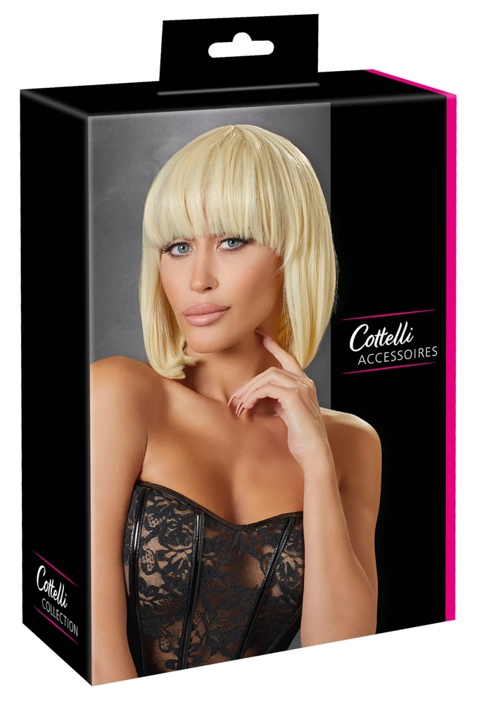 Cottelli Collection Blonde Bob Pruik Van Cotelli 3 Cottelli Collection Blonde Bob Pruik Van Cotelli - Afbeelding 3
