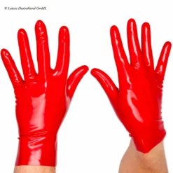 Korte Latex Handschoenen Van Latexa