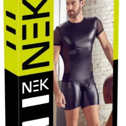 Nauwsluitend Wetlook Hemd In Bikerstijl Van NEK -Fetisj Mode Accessoires Winkel 21614001701 verp