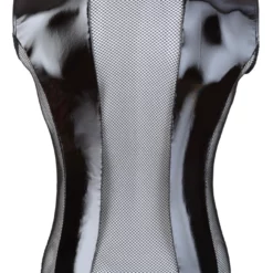 Vinyl Shirt With Net Inserts By Black Level -Fetisj Mode Accessoires Winkel 28903801701 hollow rs 1