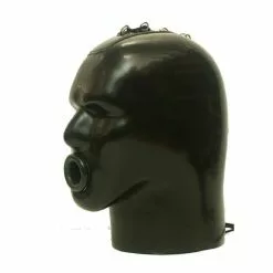 Studio Gum Zware Rubber Latex Helm M4C-s -Fetisj Mode Accessoires Winkel 32 0