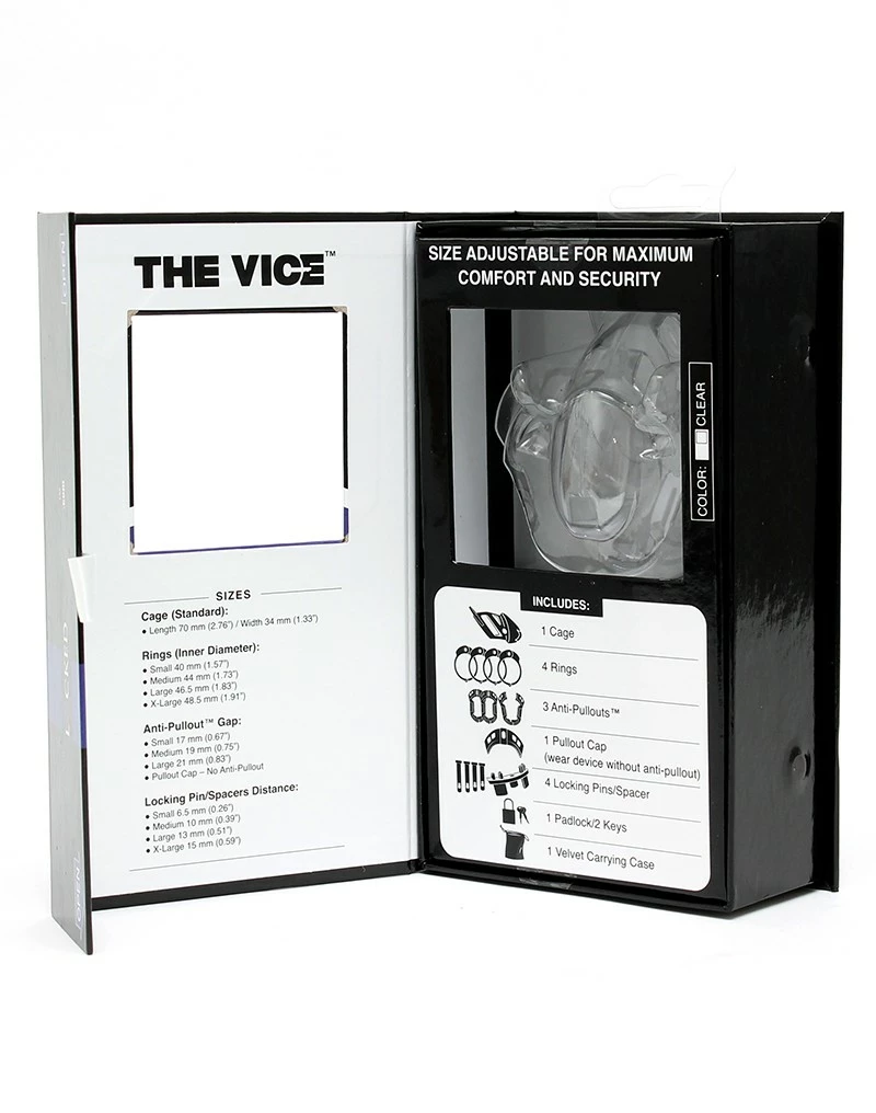 Rimba THE VICE Chastity Device STANDARD - Purple 6 Rimba THE VICE Chastity Device STANDARD - Purple - Afbeelding 6