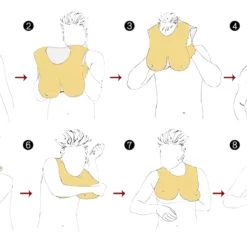 Hansamu Crossdressers Silicone Breast Forms - Pull-On Vest Style -Fetisj Mode Accessoires Winkel Anziehen von silikon Bruste Top