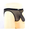 Zwart Transparante Heren Slip Met Penis-Huls By MAE-Wear