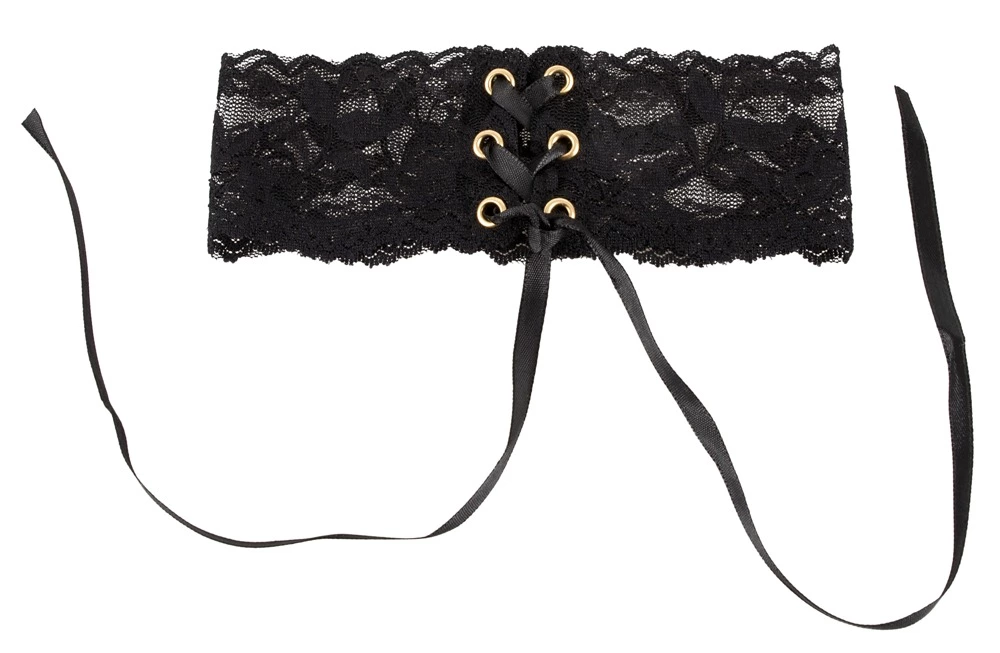 Zwart Kanten Halsband Met Satijnen Lintvetersluiting Van Cottelli Collection 5 Zwart Kanten Halsband Met Satijnen Lintvetersluiting Van Cottelli Collection - Afbeelding 5