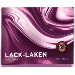 Roze Lak Dekbedovertrek Laken 200x230cm Van Fetish Collection