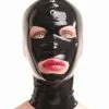 Latex By Anita Berg Zwart Latex Masker Met Spikes Van Anita Berg AB4021