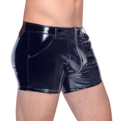 Heren Lak Shorts Van Black Level