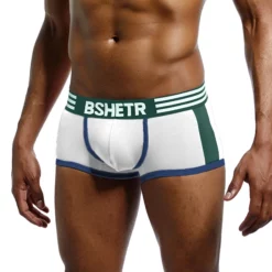 MAE-Wear BShetr Heren Short Wit/Groen L 5 MAE-Wear BShetr Heren Short Wit/Groen L -Fetisj Mode Accessoires Winkel bshetr 2