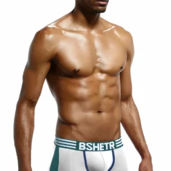 MAE-Wear BShetr Heren Short Wit/Groen L 7 MAE-Wear BShetr Heren Short Wit/Groen L -Fetisj Mode Accessoires Winkel bshetr green boxershort