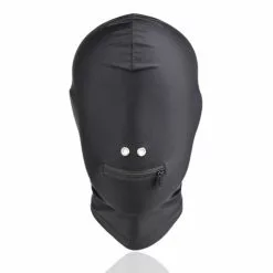 MAE-Toys Spandex Hood With Zipper Mouth-Opening