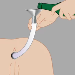 Kiotos Steel Bring The Steel To Enema Play With The Funnel And Large Plug -Fetisj Mode Accessoires Winkel clysma 2