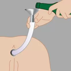 Kiotos Steel Bring The Steel To Enema Play With The Funnel And Large Plug -Fetisj Mode Accessoires Winkel clysma 7