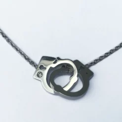 Dames Halsketting Met Handboeien Van MAE-Wear -Fetisj Mode Accessoires Winkel cuffst neckless 1