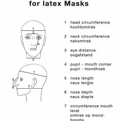 Feitico Latex Masker 'Ares'