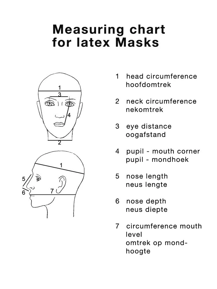 Feitico Latex Masker 'Ares' 1 Feitico Latex Masker 'Ares'