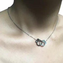 Dames Halsketting Met Handboeien Van MAE-Wear