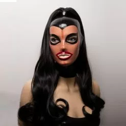 Feitico Latex Masker 'Hera' -Fetisj Mode Accessoires Winkel hera front