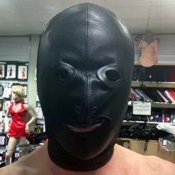 HG Leather Creations Klassiek Lederen SM Masker Van HG-Leather -Fetisj Mode Accessoires Winkel hg leather mask 2