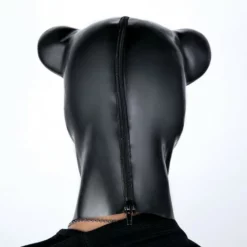 MAE-Toys Latex Leopard Animal Mask With Back Zipper -Fetisj Mode Accessoires Winkel hood 2 2