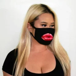 MAE-Wear Sexy Lips Mondmasker - Dames