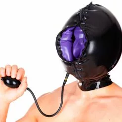 Inflatable Latex Hood With 2 Zippers By Latexa 10 Inflatable Latex Hood With 2 Zippers By Latexa -Fetisj Mode Accessoires Winkel la 3172 02 1