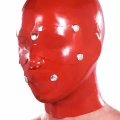 Latex Anatomisch Systeem Masker Van Latexa -Fetisj Mode Accessoires Winkel la 3180red 01