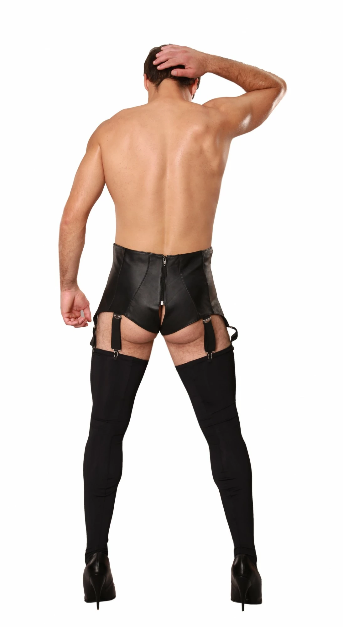 Lederen Jarretel Herenslip van Ledapol 1 Lederen Jarretel Herenslip van Ledapol