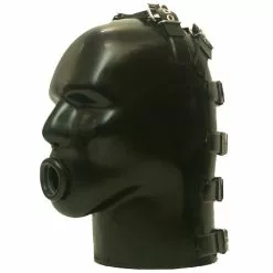 Latex Masker Met O-ring Gag Van Studio Gum M4C-r
