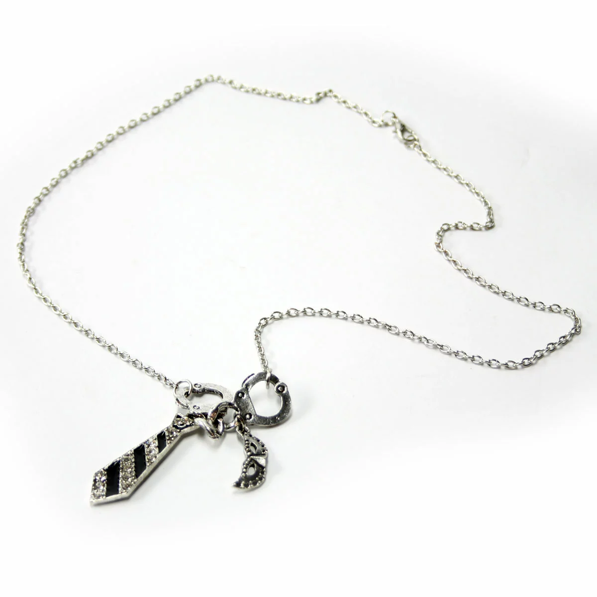 Verzilverde Halsketting 'Shades Of Gray' Van MAE-Wear 2 Verzilverde Halsketting 'Shades Of Gray' Van MAE-Wear - Afbeelding 2