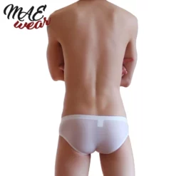 Sexy Men Ice Silk Underwear Transparent Briefs By MAE-Wear -Fetisj Mode Accessoires Winkel mae cl 079 sexy men ice silk underwear transparent briefs 24328 2