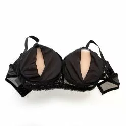 Zwarte Transparante Crossdressing - Travestie BH Van Hansamu -Fetisj Mode Accessoires Winkel mae cl 097blk 02 1