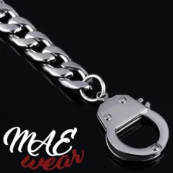 MAE-Wear Stalen Handboeien Armband 12 MAE-Wear Stalen Handboeien Armband -Fetisj Mode Accessoires Winkel mae cl 152 mae wear stainless steel handcuffs bracelet 25908 1