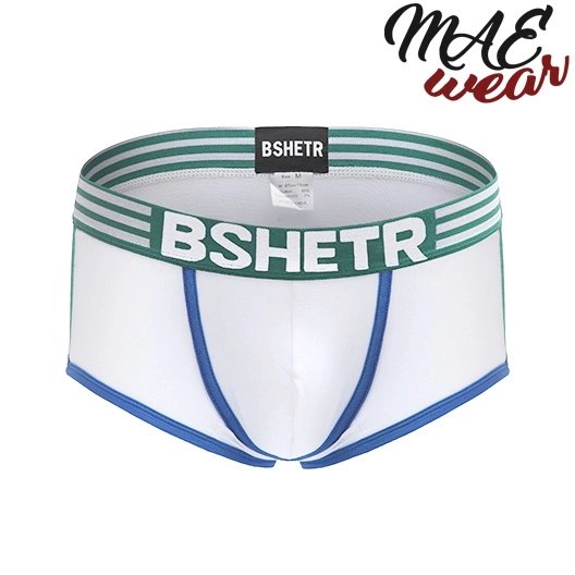 MAE-Wear BShetr Heren Short Wit/Groen L 1 MAE-Wear BShetr Heren Short Wit/Groen L