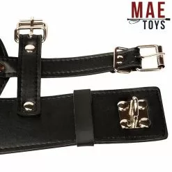 MAE-Toys Imitatielederen Bondage Slavenmasker Met Rits 9 MAE-Toys Imitatielederen Bondage Slavenmasker Met Rits -Fetisj Mode Accessoires Winkel mae sm 005 mae toys leatherlook bondage slave mask with zipper 27500 1