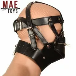 MAE-Toys Imitatielederen Bondage Slavenmasker Met Rits 11 MAE-Toys Imitatielederen Bondage Slavenmasker Met Rits -Fetisj Mode Accessoires Winkel mae sm 005 mae toys leatherlook bondage slave mask with zipper 27502