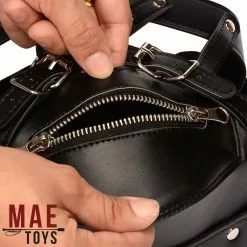 MAE-Toys Imitatielederen Bondage Slavenmasker Met Rits -Fetisj Mode Accessoires Winkel mae sm 005 mae toys leatherlook bondage slave mask with zipper 27503 2