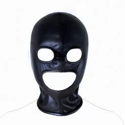 Imitatielederen Bondage Masker Van MAE-Toys