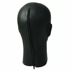 MAE-Toys Zwaar Latex Masker Met Rode Tong-gag -Fetisj Mode Accessoires Winkel mae sm 107 0.8mm latex hood with mouth sheath tongue 25034 1