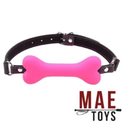 MAE-Toys Silicone Bone Gag Roze -Fetisj Mode Accessoires Winkel mae sm 194p mae toys silicone bone gag pink 26389