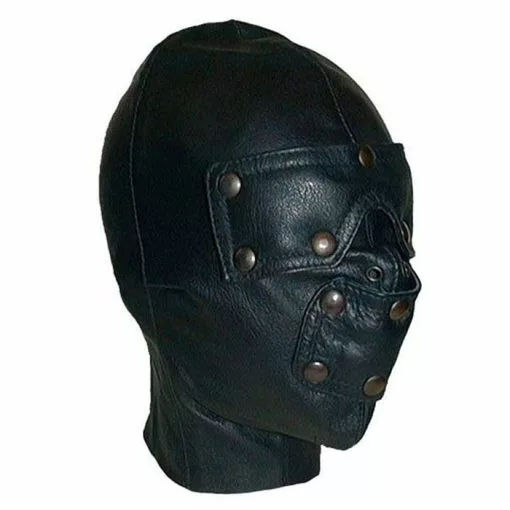 Mister B Leather Slave Hood -Fetisj Mode Accessoires Winkel mister b leather slave hood s 630202 1