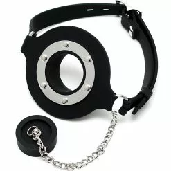 Rimba Pie Hole Silicone Feeding Gag 11 Rimba Pie Hole Silicone Feeding Gag -Fetisj Mode Accessoires Winkel mondknevel met opening en stop 2