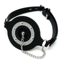 Rimba Pie Hole Silicone Feeding Gag 12 Rimba Pie Hole Silicone Feeding Gag -Fetisj Mode Accessoires Winkel mondknevel met opening en stop 3