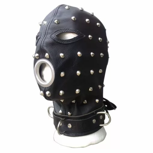 Slaven Masker Met Studs Van NLLeather -Fetisj Mode Accessoires Winkel nl hmb2 1