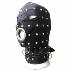 Slaven Masker Met Studs Van NLLeather