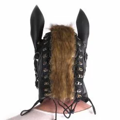 Strict Leather Horse Mask Black Leather -Fetisj Mode Accessoires Winkel opr 2960047 Horse Mask ponyplay 1