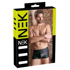 Heren Lace Up Boxer Van NEK -Fetisj Mode Accessoires Winkel or 2132524 05