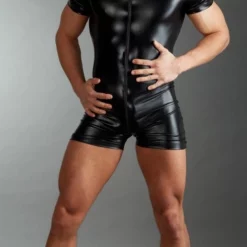 Jumpsuit Van Sven Joyment Underwear -Fetisj Mode Accessoires Winkel or 2150212 men s short jumpsuit 28121