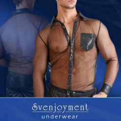 Sven Joyment Underwear Heren Shirt »Sheer« Van Svenjoyment Underwear -Fetisj Mode Accessoires Winkel or 2160811 men s shirt sheer 18720 2